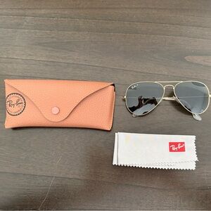 Ray-Ban 58mm Polarized Aviator Sunglasses